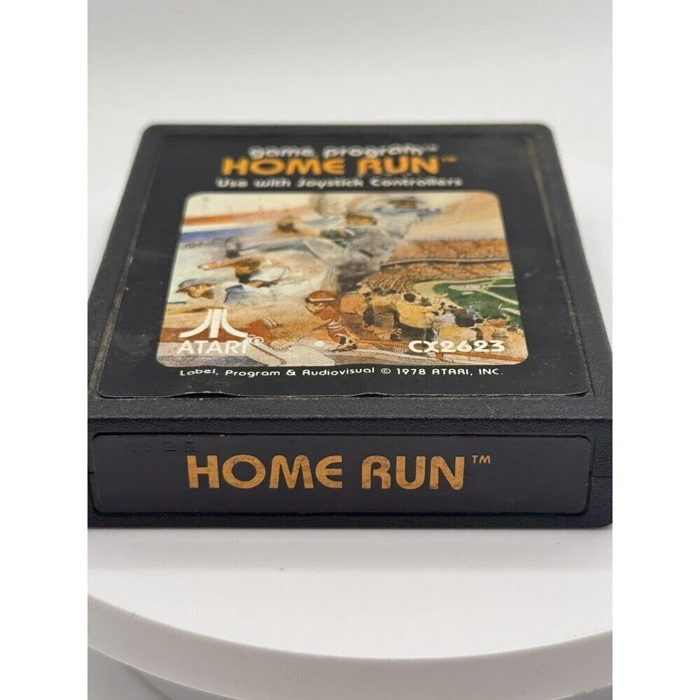 Vintage Home Run Video Game For Atari 2600 1978 Untested